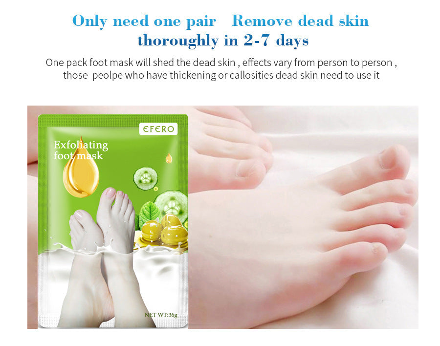 Exfoliating Foot Mask – Spa-Quality Pedicure for Silky Smooth Feet!
